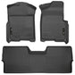 Husky Liners 09-12 Ford F-150 Super Crew Cab WeatherBeater Combo Black Floor Liners