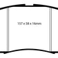 EBC 08-13 Infiniti EX35 3.5 Redstuff Front Brake Pads