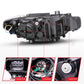 ANZO 2012-2015 BMW 3 Series Projector Headlights w/ U-Bar Black | Too Fast Autoparts | Order Online | Canada & USA Shipping