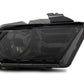 Raxiom 10-12 Ford Mustang Axial Series OEM Style Rep Headlights- Chrome Housing- Smoked Lens