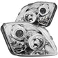 ANZO 1997-2001 Honda Prelude Projector Headlights w/ Halo Chrome w/ LED | Too Fast Autoparts | Order Online | Canada & USA Shipping