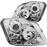 ANZO 1997-2001 Honda Prelude Projector Headlights w/ Halo Chrome w/ LED | Too Fast Autoparts | Order Online | Canada & USA Shipping