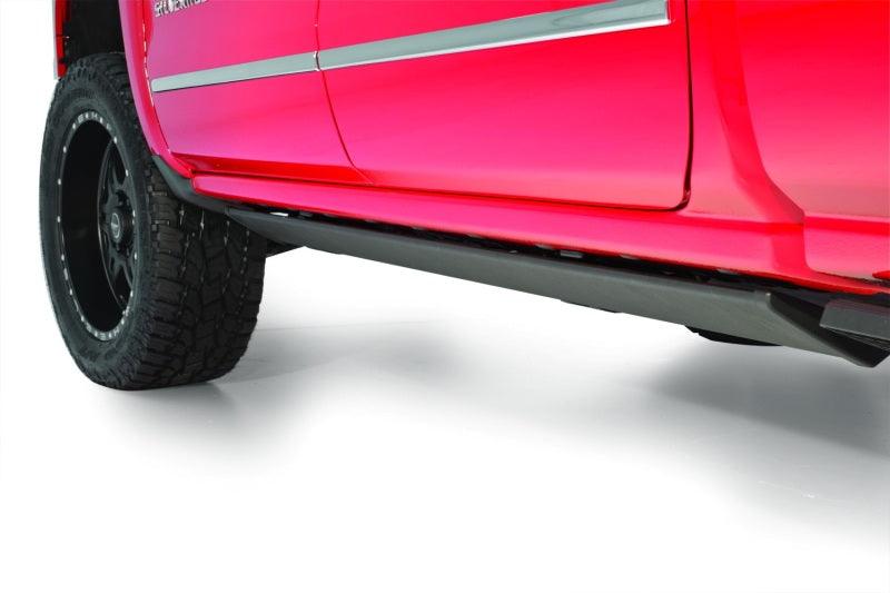 AMP Research 2014-2017 Chevrolet Silverado 1500 Extended/Crew PowerStep - Black | Too Fast Autoparts | Order Online