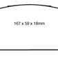 EBC 10+ Lexus RX350 3.5 (Japan) Greenstuff Front Brake Pads