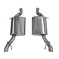 Corsa 2014-16 Axle-Back Exhaust Dual Rear Polished Outlet 2014 Cadillac CTS Vsport 3.6L V6 Automatic