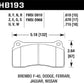 Hawk 2003-2006 Dodge Viper SRT-10 HPS 5.0 Front Brake Pads