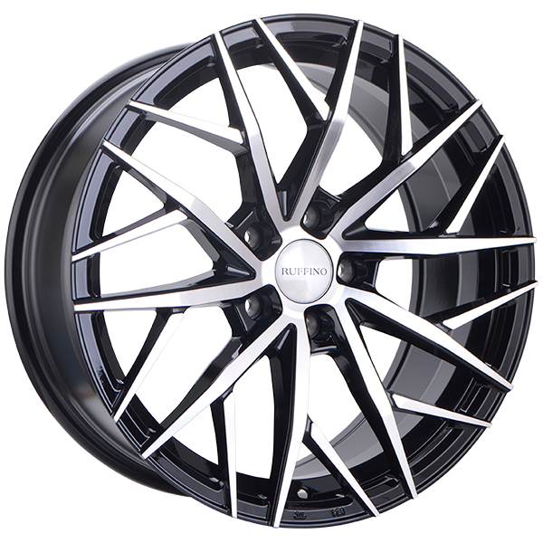 Ruffino Atrax Gloss Black - Machined FaceRUF5218002 | Size: 18x8.0 | Bolt Pattern: 5x114.3 | Offset: 35 | Center Bore: 73.1