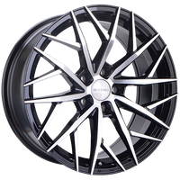 Ruffino Atrax Gloss Black - Machined FaceRUF5218002 | Size: 18x8.0 | Bolt Pattern: 5x114.3 | Offset: 35 | Center Bore: 73.1