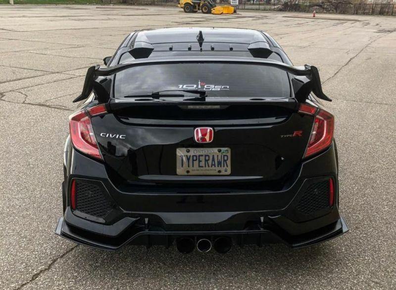 2017+ honda civc type r Rear Spats | Too Fast Autoparts | Order Online