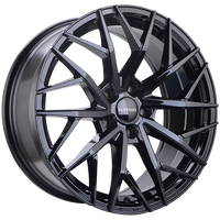 Ruffino Atrax Gloss BlackRUF5217001 | Size: 17x7.5 | Bolt Pattern: 4x100 | Offset: 40 | Center Bore: 73.1