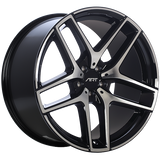 ART Replica 197 Gloss Black - Machined FaceR19721002 | Size: 21x11.0 | Bolt Pattern: 5x112 | Offset: 38 | Center Bore: 66.6