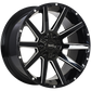 Ruffino HARD Sinner Gloss Black - Milled EdgeRUF4820001 | Size: 20x9.0 | Bolt Pattern: 5x127/5x139.7 | Offset: 15 | Center Bore: 77.8