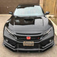 2017+ Honda civic type r lip version 2 Front Splitter | Too Fast Autoparts | Order Online
