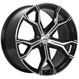 ART Replica 181 Gloss Black - Machined FaceR18121001 | Size: 21x9.5 | Bolt Pattern: 5x112 | Offset: 37 | Center Bore: 66.6