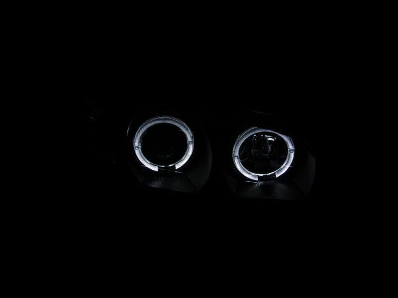 ANZO 2000-2004 Infiniti I30 Projector Headlights w/ Halo Black | Too Fast Autoparts | Order Online | Canada & USA Shipping