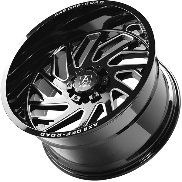 AXE Wheels ZEUS Gloss Black - Milled EdgeAXE4002 | Size: 20x10.0 | Bolt Pattern: 6x135/6x139.7 | Offset: -19 | Center Bore: 87.1