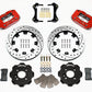 Wilwood Dynapro Radial Front Kit 12.19in Drilled Red Mini Cooper