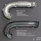 Eventuri Honda FK8 Civic Type R - Black Carbon Charge-Pipe