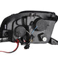 ANZO 1997-2001 Honda Prelude Projector Headlights w/ Halo Chrome w/ LED | Too Fast Autoparts | Order Online | Canada & USA Shipping