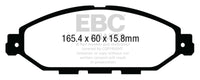 EBC 12-13 Infiniti JX35 3.5 Ultimax2 Front Brake Pads