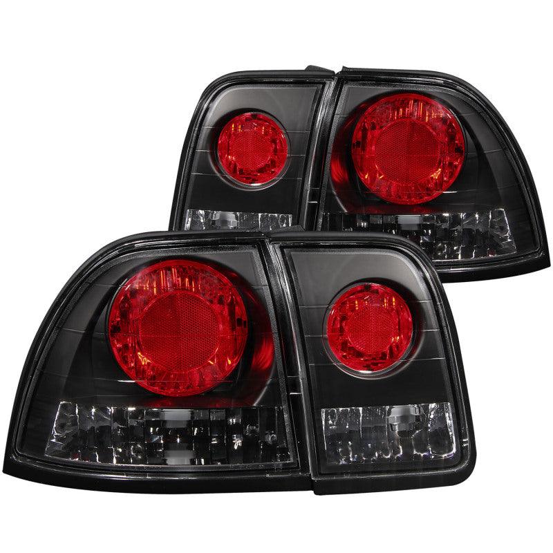 ANZO 1996-1997 Honda Accord Taillights Black | Too Fast Autoparts | Order Online | Canada & USA Shipping