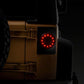 Raxiom 07-18 Jeep Wrangler JK Axial Series Halo LED Tail Lights- Black Housing (Clear Lens)