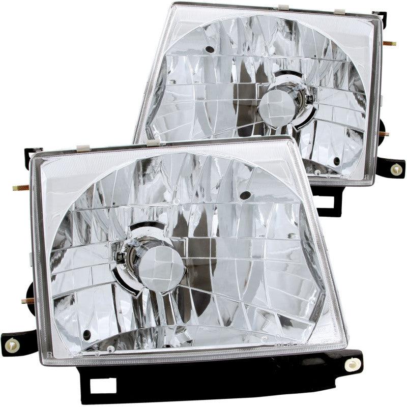 ANZO 1997-2000 Toyota Tacoma Crystal Headlights Chrome | Too Fast Autoparts | Order Online | Canada & USA Shipping