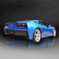 Corsa 2017-2019 Chevy Corvette Z06 3in Axle Back Exhaust Black Quad 4.5in Tip (Xtreme)
