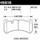 Hawk 13-14 Ford Mustang GT500 HPS 5.0 Street Front Brake Pads