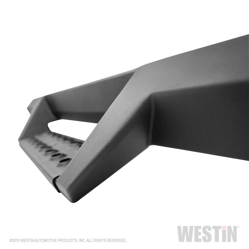 Westin 18-20 Jeep Wrangler JL Unlimited 4DR HDX Drop Nerf Step Bars - Noir texturé