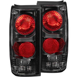 ANZO 1982-1994 Chevrolet S-10 Taillights Black | Too Fast Autoparts | Order Online