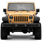 Raxiom 07-18 Jeep Wrangler JK Axial Series 7-In Dragon Eye LED Headlights- Blk Housing (Clear Lens)