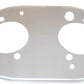 K&N Universal Custom Air Filter - Oval - Red - 51mm Neck Flange