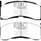 EBC 73-74 Buick Apollo 4.1 Redstuff Front Brake Pads