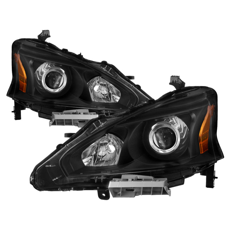 xTune Nissan Altima 13-15 4Dr OE Style Headlights - Black HD-JH-NA134D-AM-BK