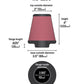 K&N Universal Chrome Filter 2.063in Flange ID x 3.5in Base OD x 2in Top OD x 4in H