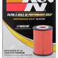 K&N Performance Oil Filter for 2010+ Mercedes Benz GLE350D 3.0L V6 DSL 2.75in OD x 3.625in H
