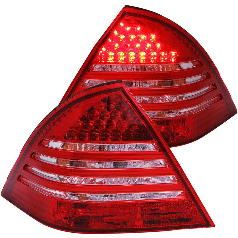 ANZO 2001-2004 Mercedes Benz C Class W203 Taillights Red/Smoke | Too Fast Autoparts | Order Online | Canada & USA Shipping