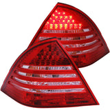 ANZO 2001-2004 Mercedes Benz C Class W203 Taillights Red/Smoke | Too Fast Autoparts | Order Online | Canada & USA Shipping