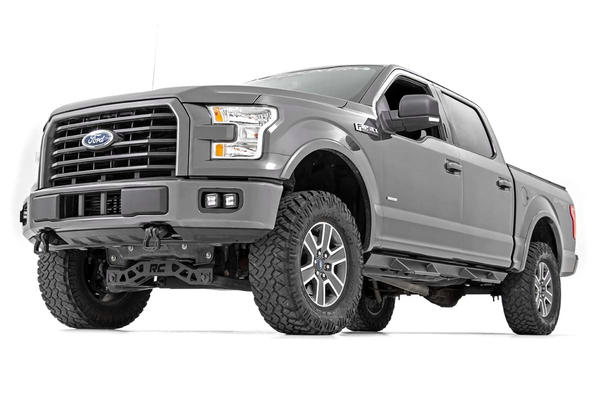 AL2 Drop Steps | Crew Cab | Ford F-150/Lightning/F-250/F-350/Raptor (15-23)