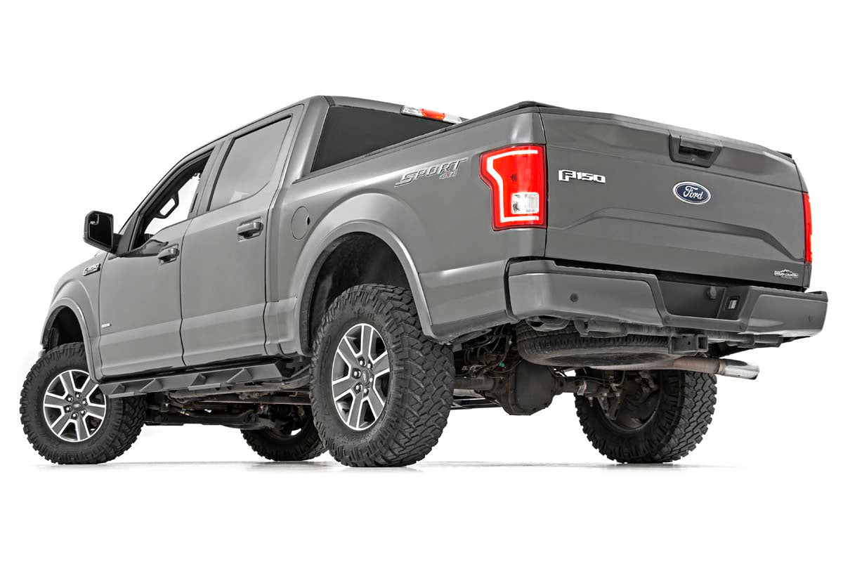 AL2 Drop Steps | Crew Cab | Ford F-150/Lightning/F-250/F-350/Raptor (15-23)