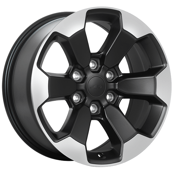 ART Replica 167 Satin Black - Machined FaceR16718001A | Size: 18x8.0 | Bolt Pattern: 6x139.7 | Offset: 20 | Center Bore: 77.8