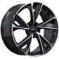 ART Replica 231 Gloss Black - Machined FaceR23120001 | Size: 20x9.0 | Bolt Pattern: 5x112 | Offset: 25 | Center Bore: 66.5