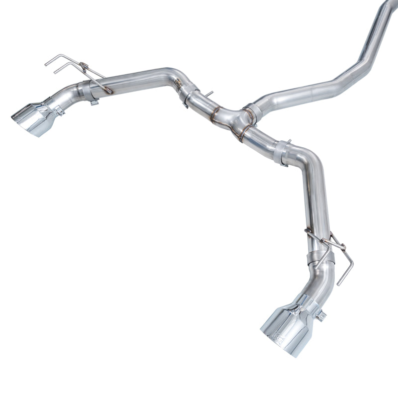 AWE Tuning 22+ Honda Civic Si/Acura Integra Track Edition Cat-Back Exhaust - Dual Chrome Silver Tips