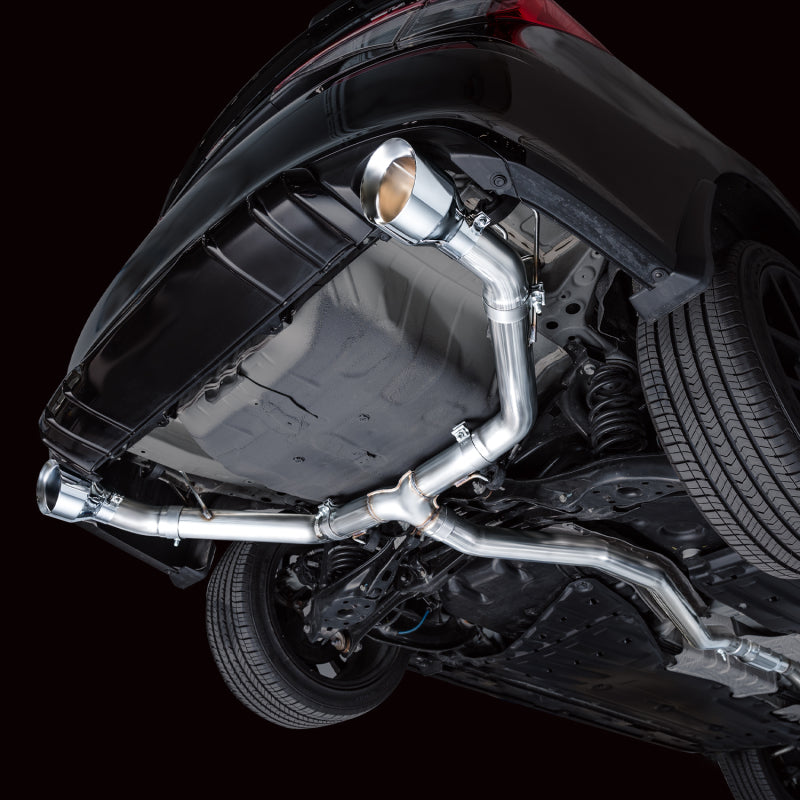 AWE Tuning 22+ Honda Civic Si/Acura Integra Track Edition Cat-Back Exhaust - Dual Chrome Silver Tips