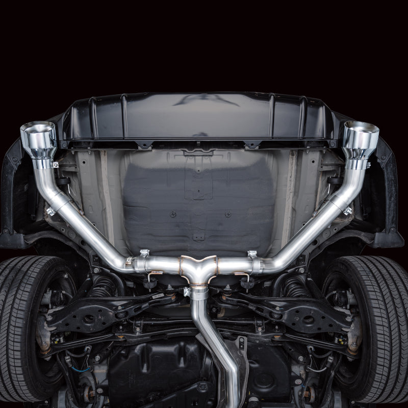 AWE Tuning 22+ Honda Civic Si/Acura Integra Track Edition Cat-Back Exhaust - Dual Chrome Silver Tips