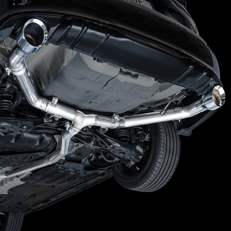 AWE Tuning 22+ Honda Civic Si/Acura Integra Track Edition Cat-Back Exhaust - Dual Chrome Silver Tips