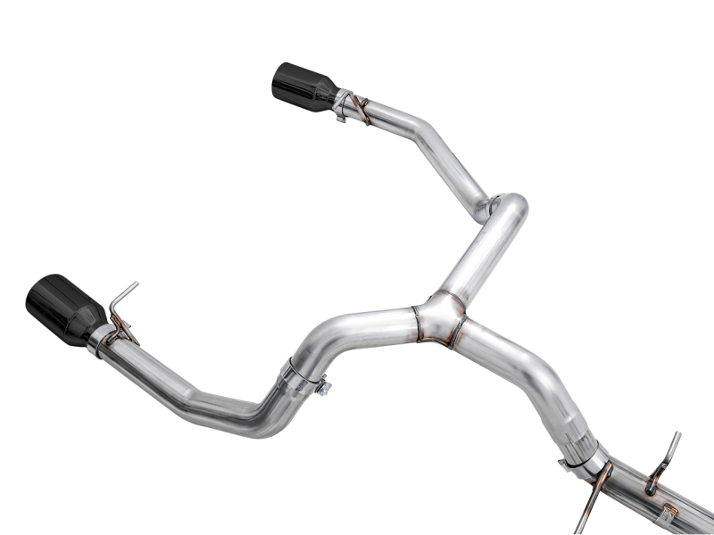 AWE Tuning 4th Gen GM 1500 5.3L 0FG Cat-Back Split Rear Exit (Flat Bumper) - Dual Diamond Tips