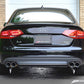 AWE Tuning Audi B8 A4 Touring Edition Exhaust - Quad Tip Polished Silver Tips - Does Not Fit Cabrio