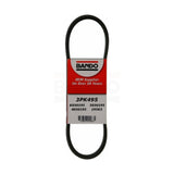 Accessory Drive Belt BAN-3PK495 For Chevrolet Tracker Suzuki Vitara Sidekick